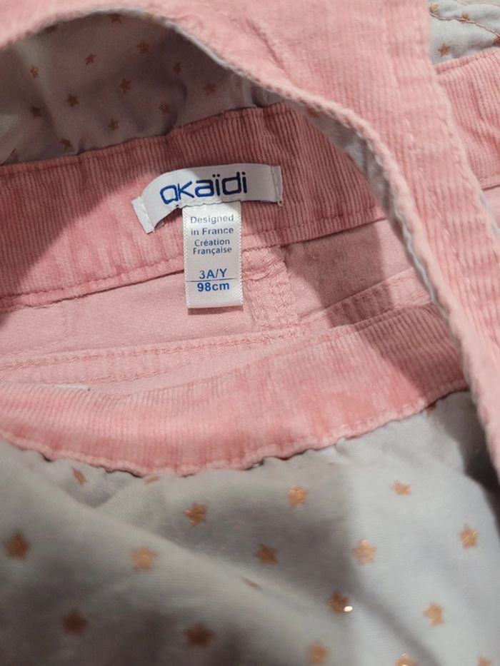 Salopete robe en velours - photo numéro 2