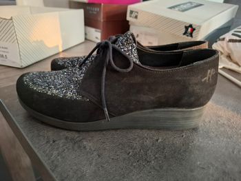 Chaussure ville pailleté