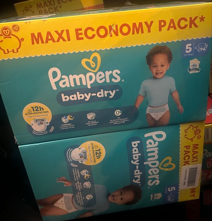 Pampers taille 5/188 couches