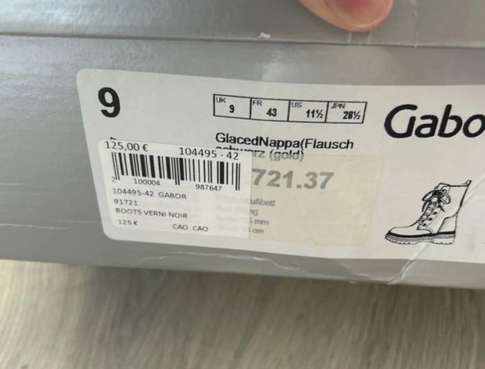 Bottines gabor 43 - photo numéro 4