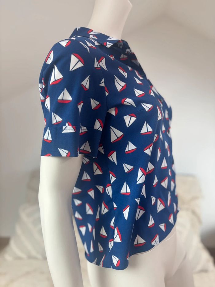 Chemisier bateaux T38 Claudie Pierlot - photo numéro 2