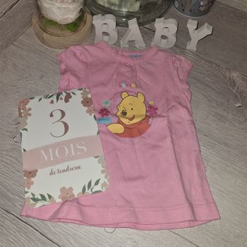 T-shirt fille winnie 3 mois