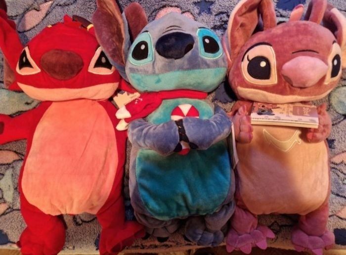 Bouillotte Stitch, Angel et Leroy