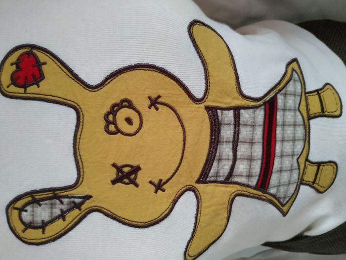 T-shirt manches longues avec lapin zombie - photo numéro 2