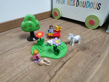 Playmobil 1 2 3 le square des animaux 6757