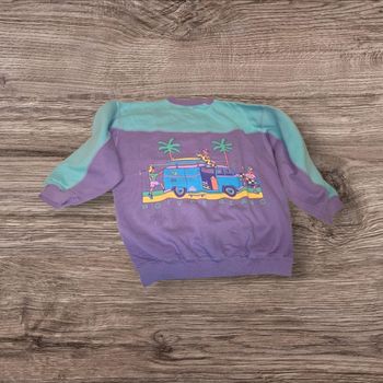 Pull Vintage Poivre Blanc – Taille 12/14 ans