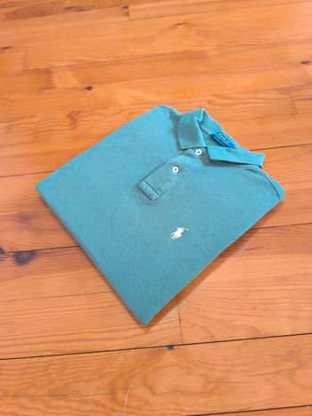 Polo Ralph Lauren - Col à boutons - Logo brodé - Vert foncé - Taille M