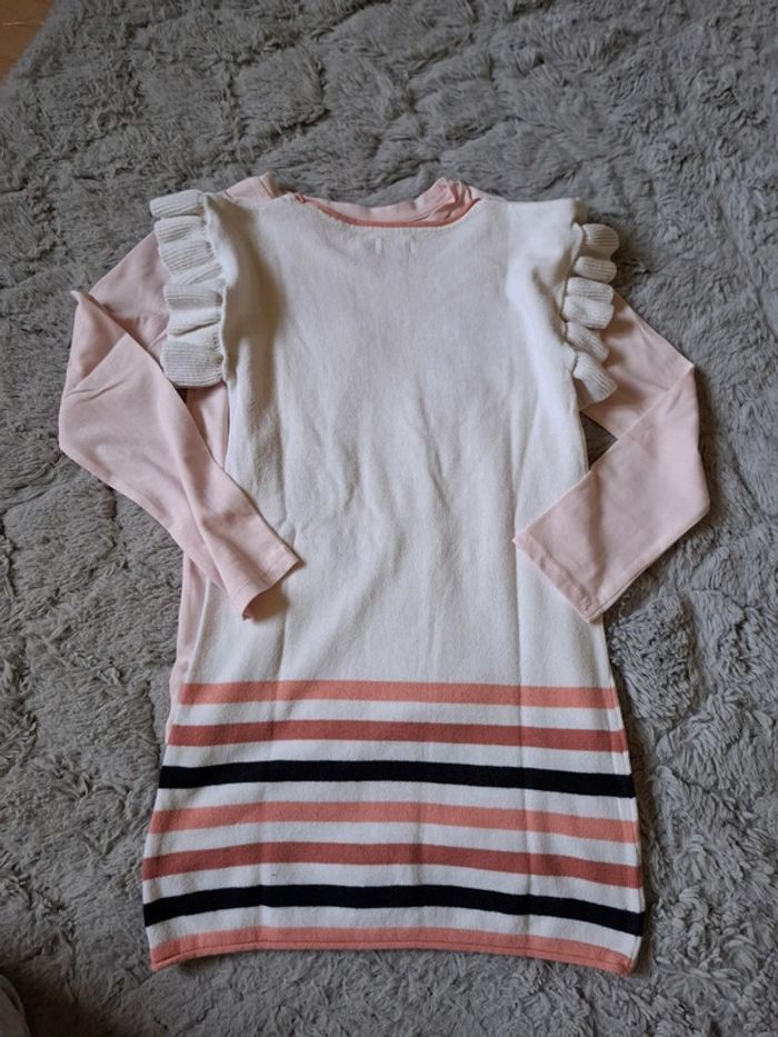 Magnifique ensemble robe en maille et haut 8 ans 🌺 orchestra /gemo 🌺 excellent état - photo numéro 3