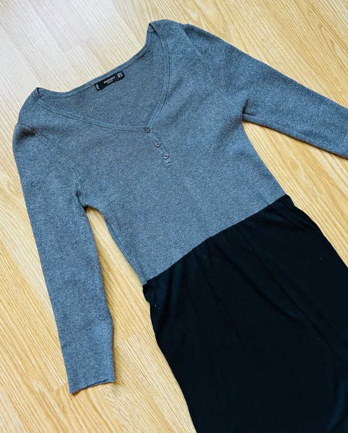 Robe bi couleur mango