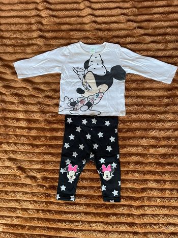 Ensemble legging + t-shirt manches longues bébé Minnie