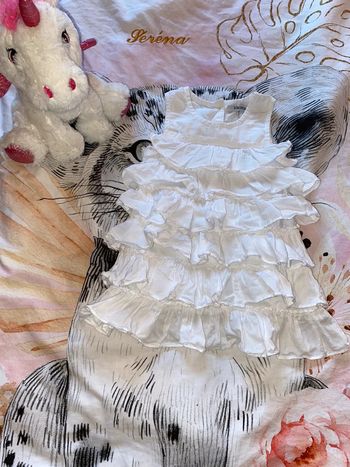 Robe à volants, taille 12 mois, marque Ikks.