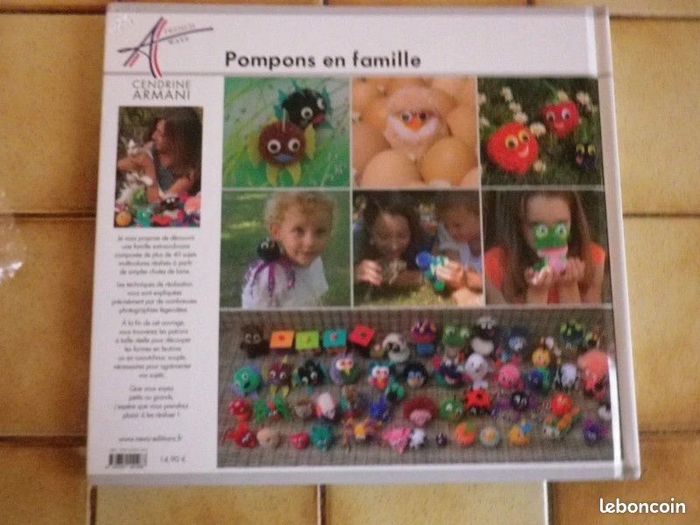Livre Pompons en famille - Armani Cendrine (Auteur) 40 modèles - photo numéro 4