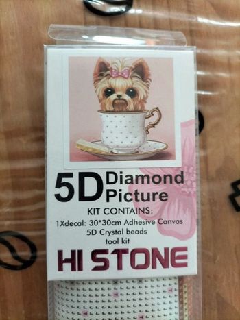 🎨Diamond Painting - Petit Chien dans une Tasse 🎨