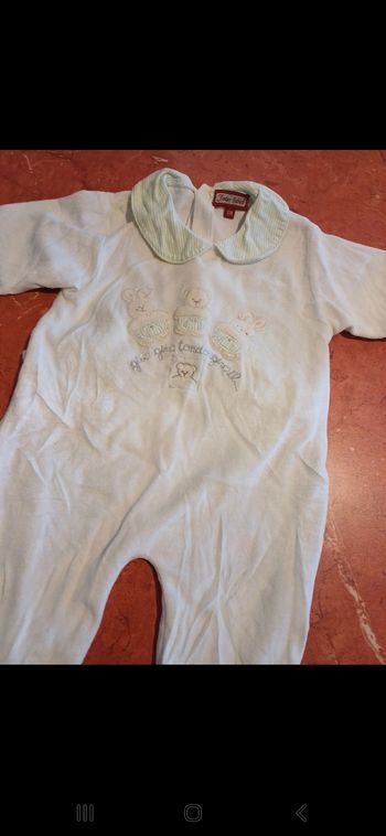 Pyjama bébé taille 12 mois