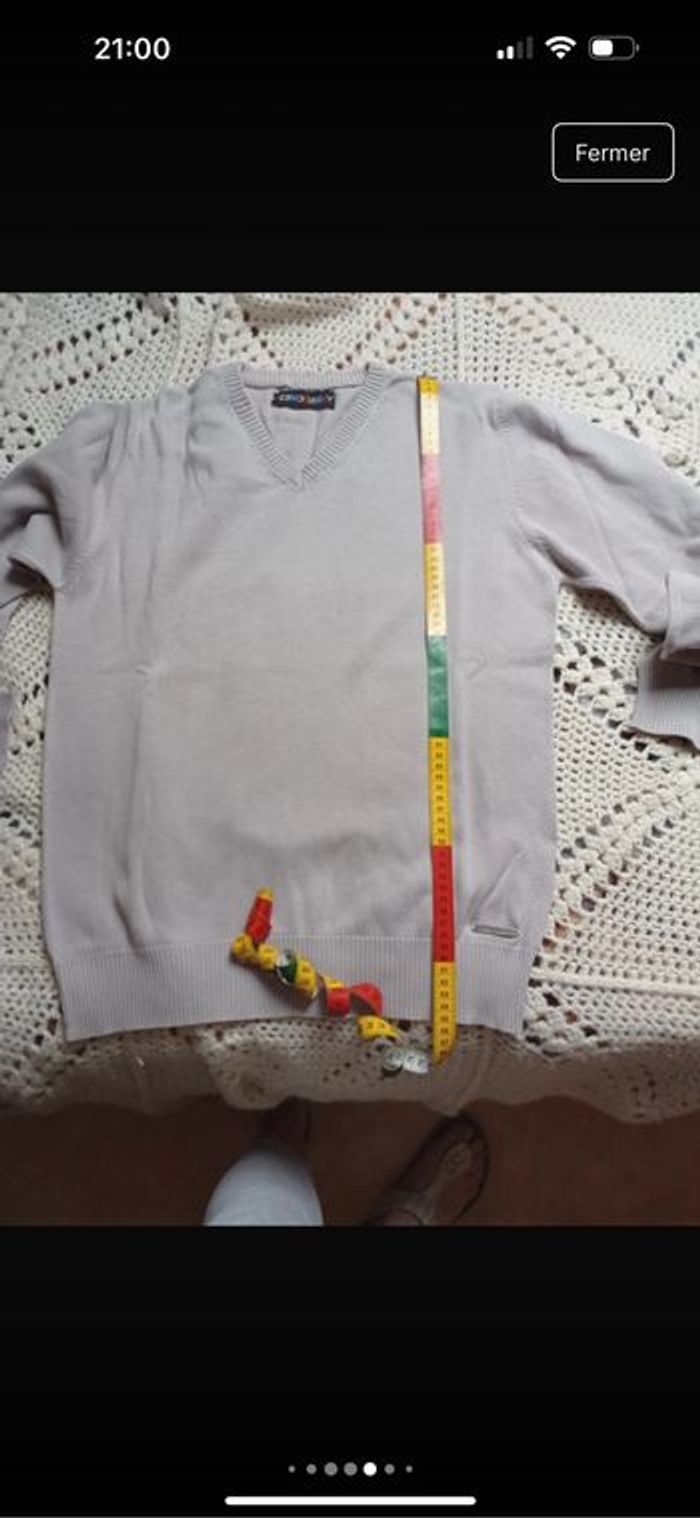Pull col en V - photo numéro 5