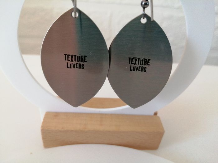 Boucles d'oreilles  " Texture Lovers " - photo numéro 3