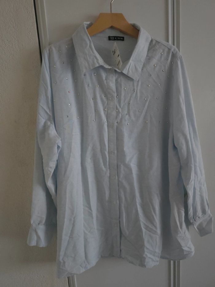 Chemise perlés grande taille neuve - photo numéro 5