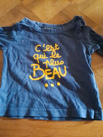 Tee-shirt 3 mois manches longues