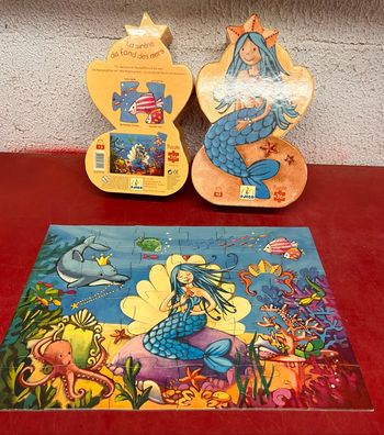 Puzzle la sirène des fonds de mer Djeco 36 p