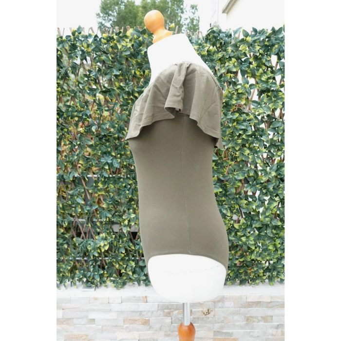 Body/haut vert kaki, taille L/40 - photo numéro 3