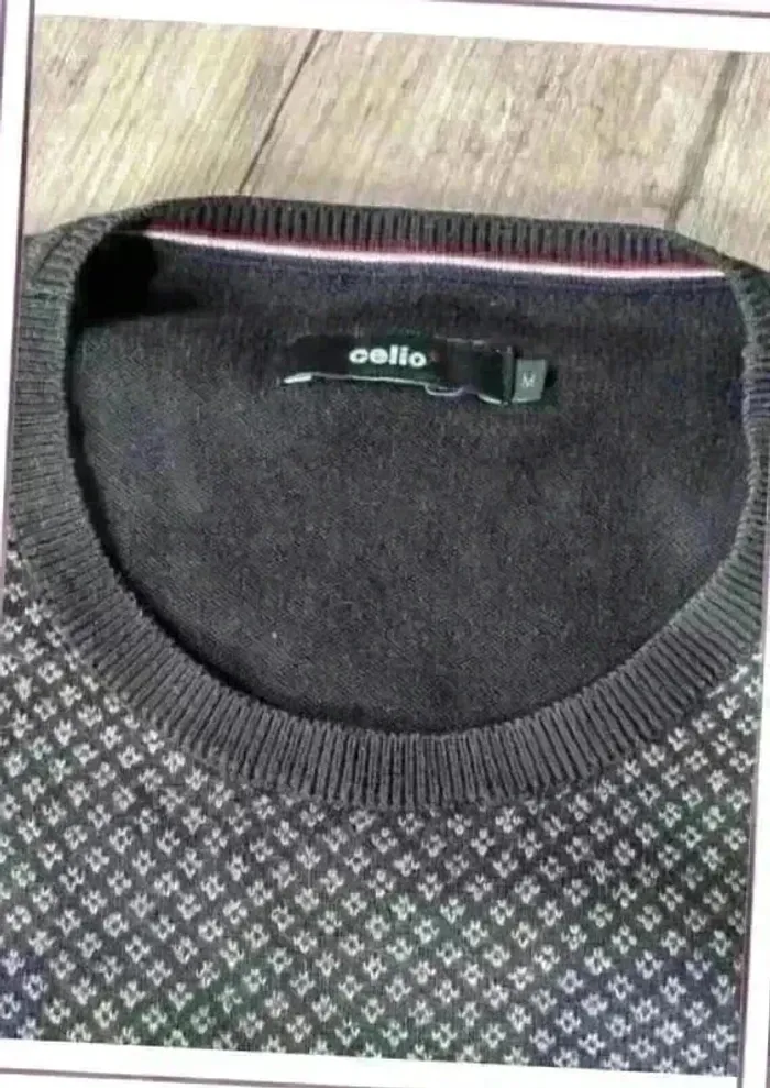 Pull homme celio taille M - photo numéro 3