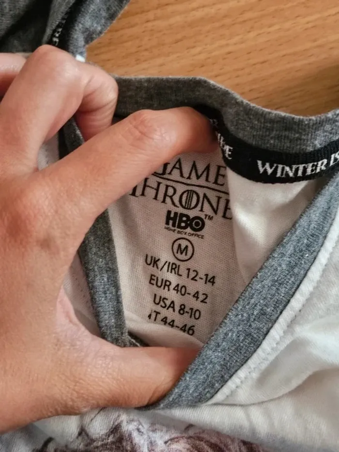 T-shirt game of thrones - photo numéro 3