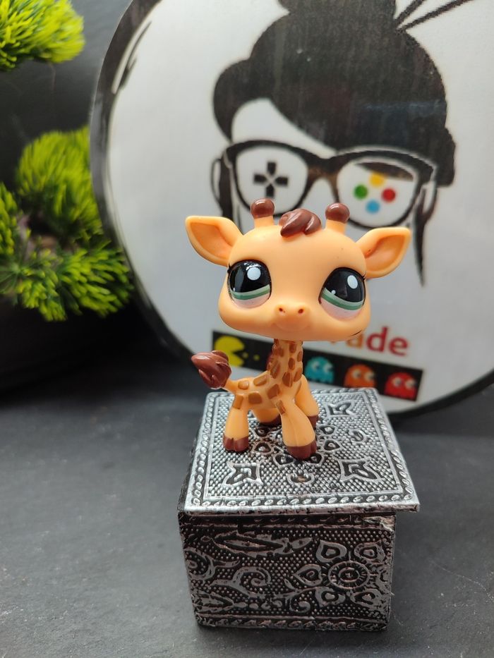 Lps01259 Littlest Petshop Pet Shop LPS Authentique Hasbro Girafe Giraffe 2049
