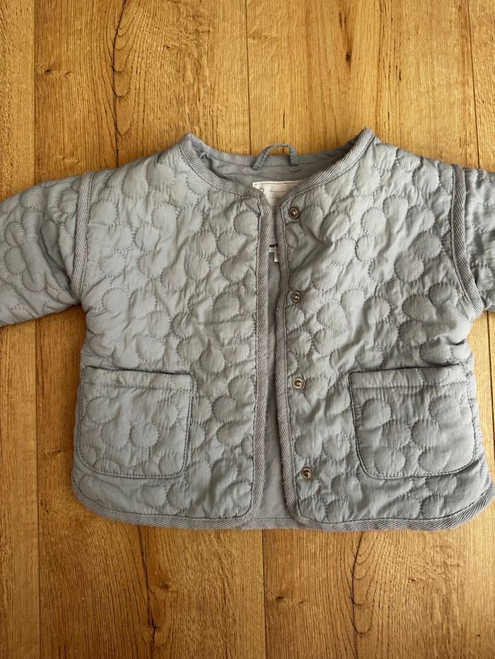 Veste demi saison vertbaudet 9 mois bleu filles ou garçon - photo numéro 1
