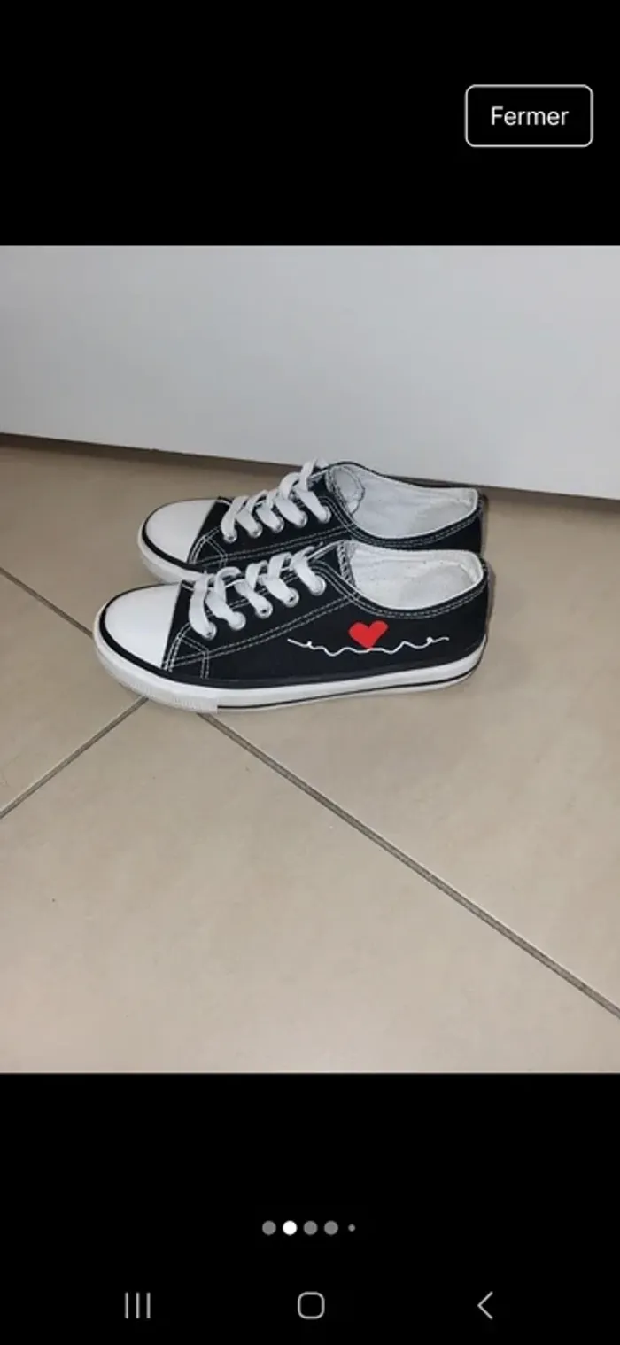 Chaussure à lacets noir - photo numéro 2