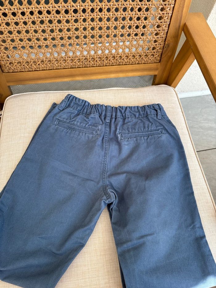 pantalon chino bleu - photo numéro 7