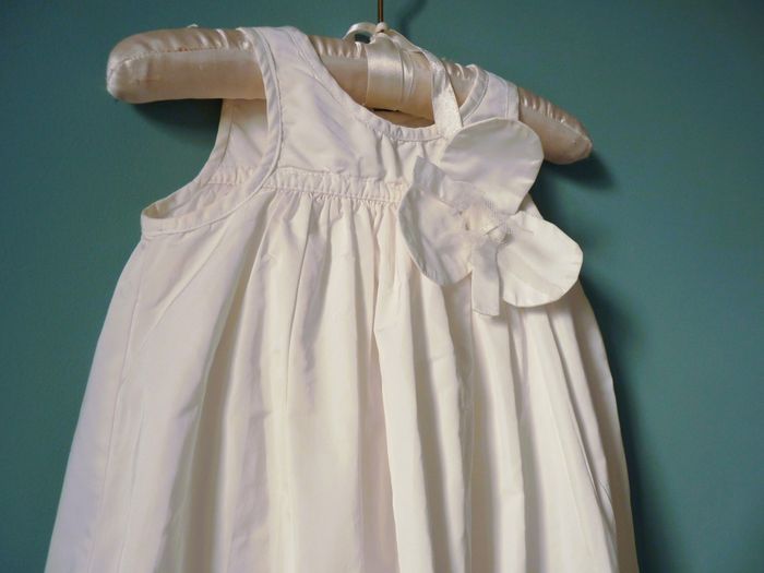 Robe Fille Ceremonie floriane 2 ans blanc orchidee fête TBE - photo numéro 4