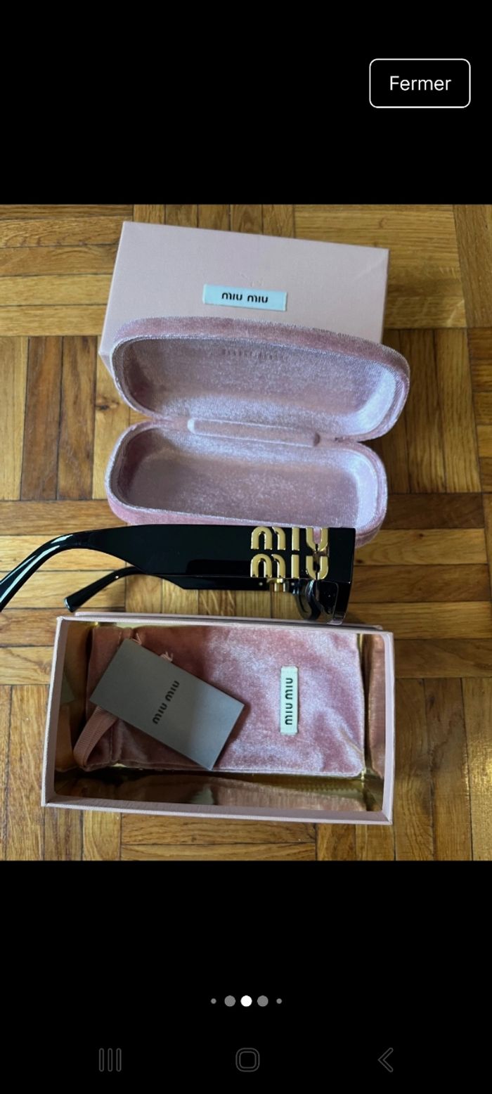 Lunette miu miu - photo numéro 2