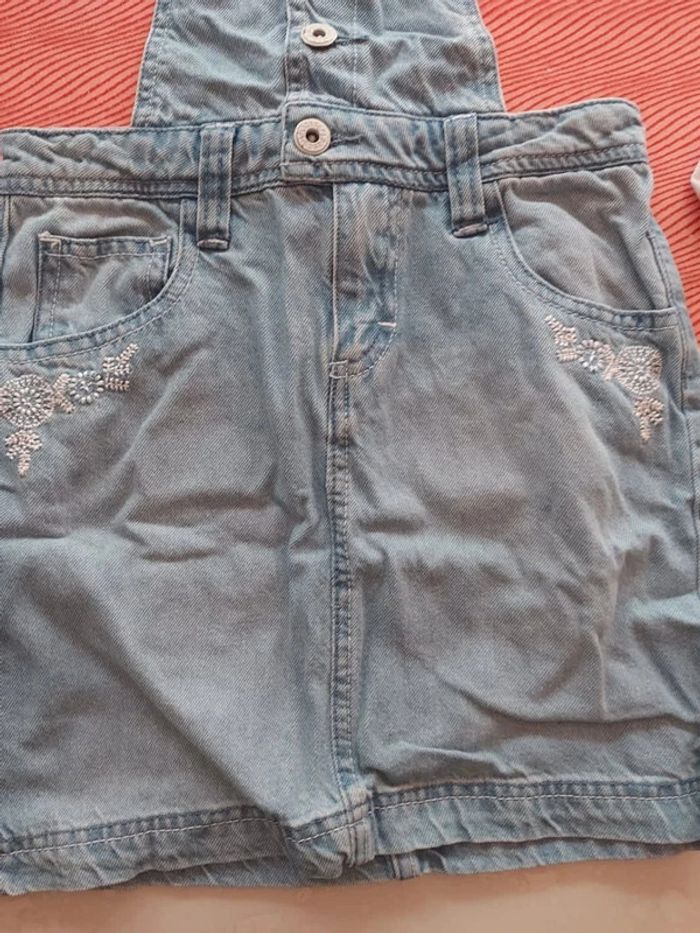 Salopette en jeans complices t-shirt Okaïdi 8 ans - photo numéro 12