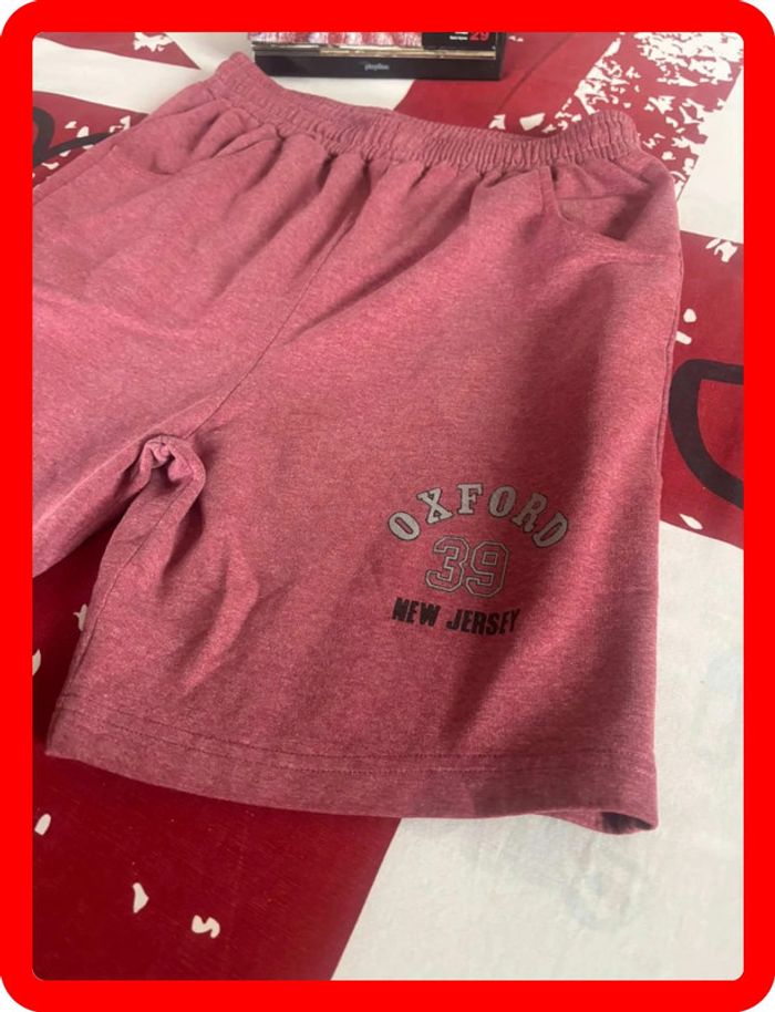 Short Oxford taille S rouge clair - photo numéro 2