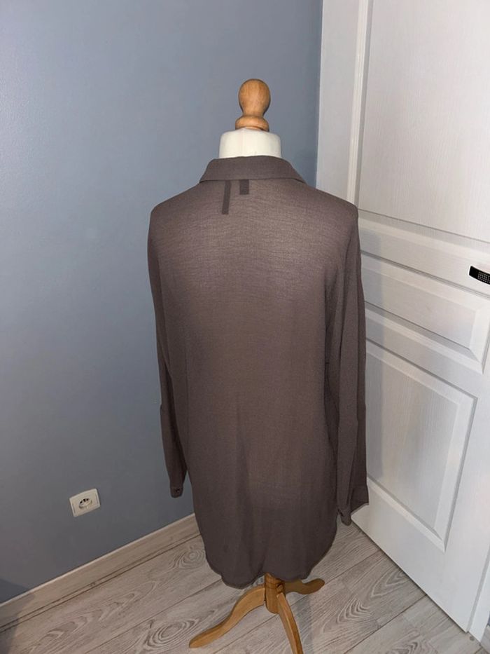 Chemise légère oversize Mango grise L - photo numéro 2