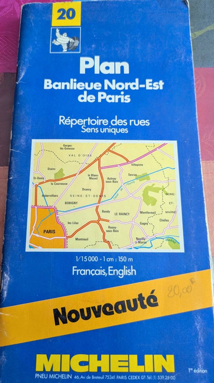 Carte michelin banlieue de paris - photo numéro 2