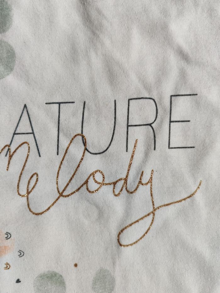 Tee-shirt blanc Nature Mélody - Kiabi - 4 Ans - photo numéro 3