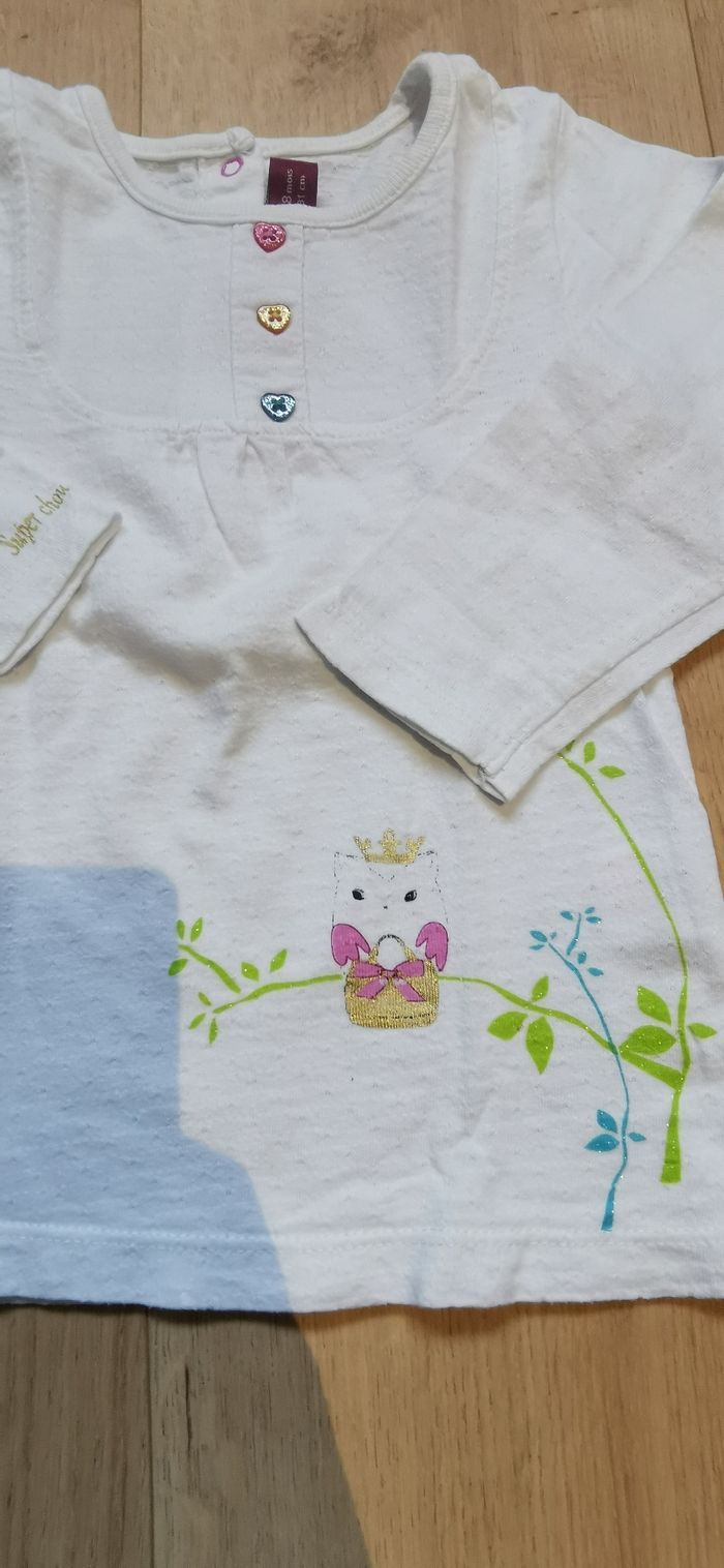 Bel ensemble pantalon / tee shirt 18 mois - photo numéro 3