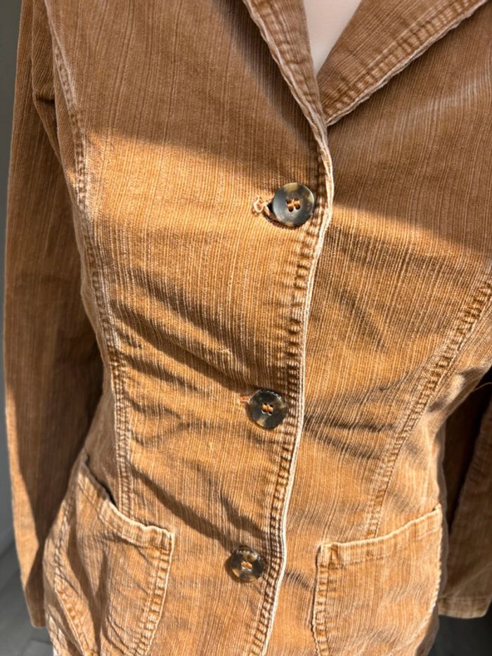 Veste en jeans Lacoste marron - photo numéro 2