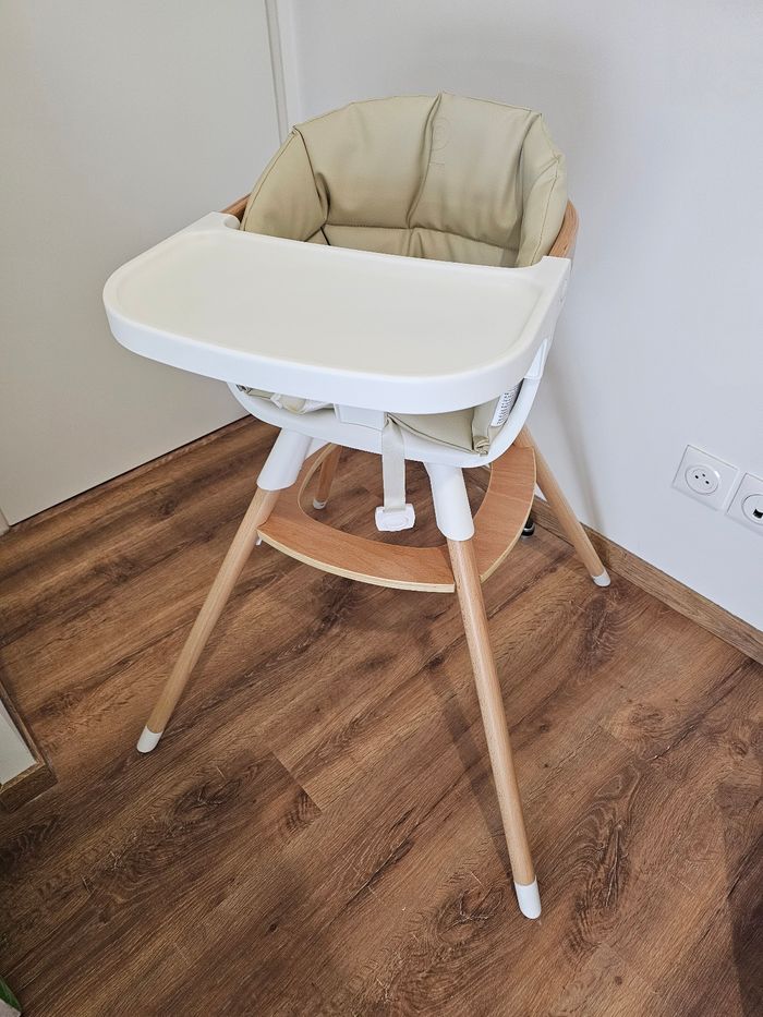 Chaise haute évolutive en bois 4 en 1 - Vaniya 2.0