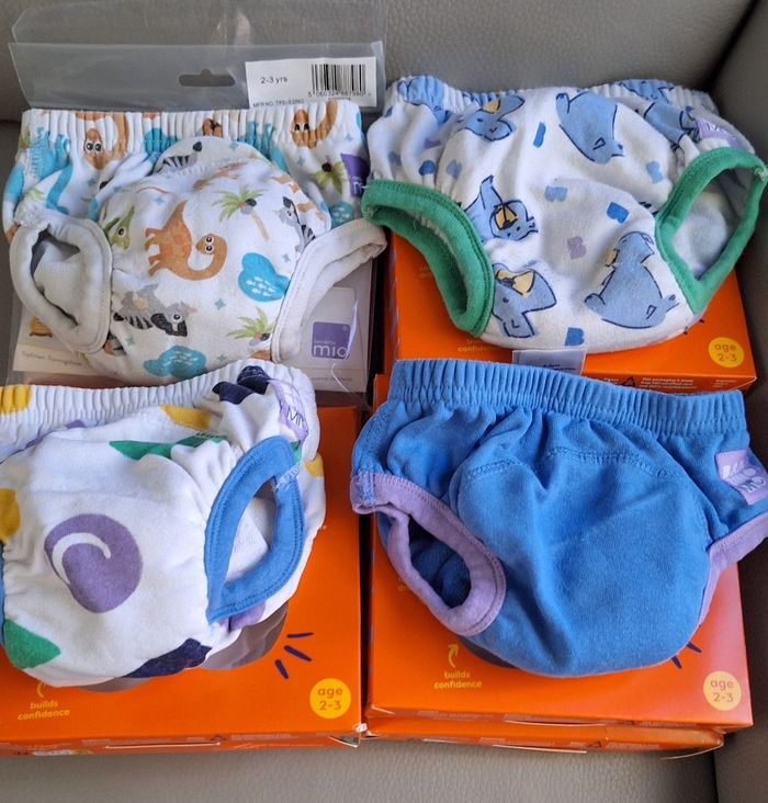 Lot de 8 culottes d'apprentissage Bambino bio - photo numéro 2