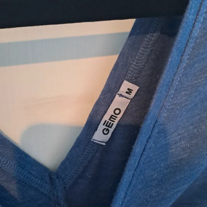 Blouse légère bleu Gémo - photo numéro 2