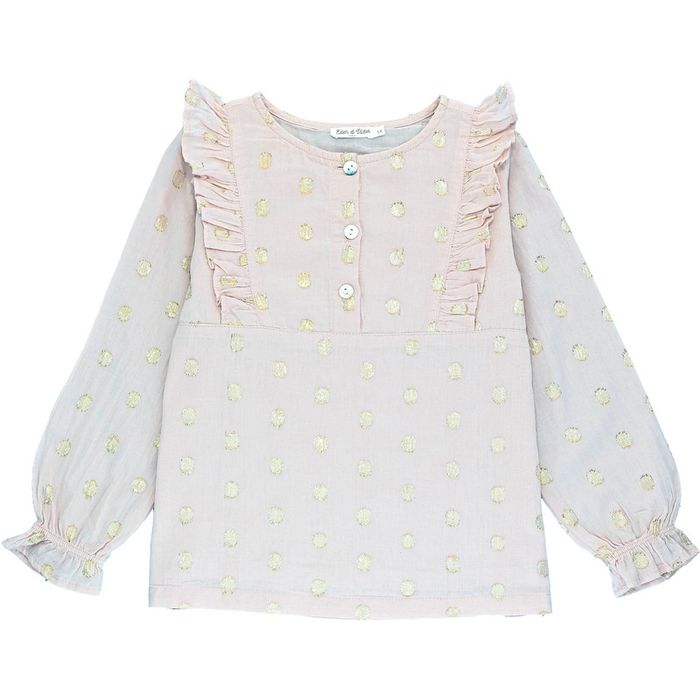 Blouse à manches longues 5 ans en coton Eden et Victor