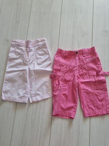 Lot 2 pantalons été 6 mois