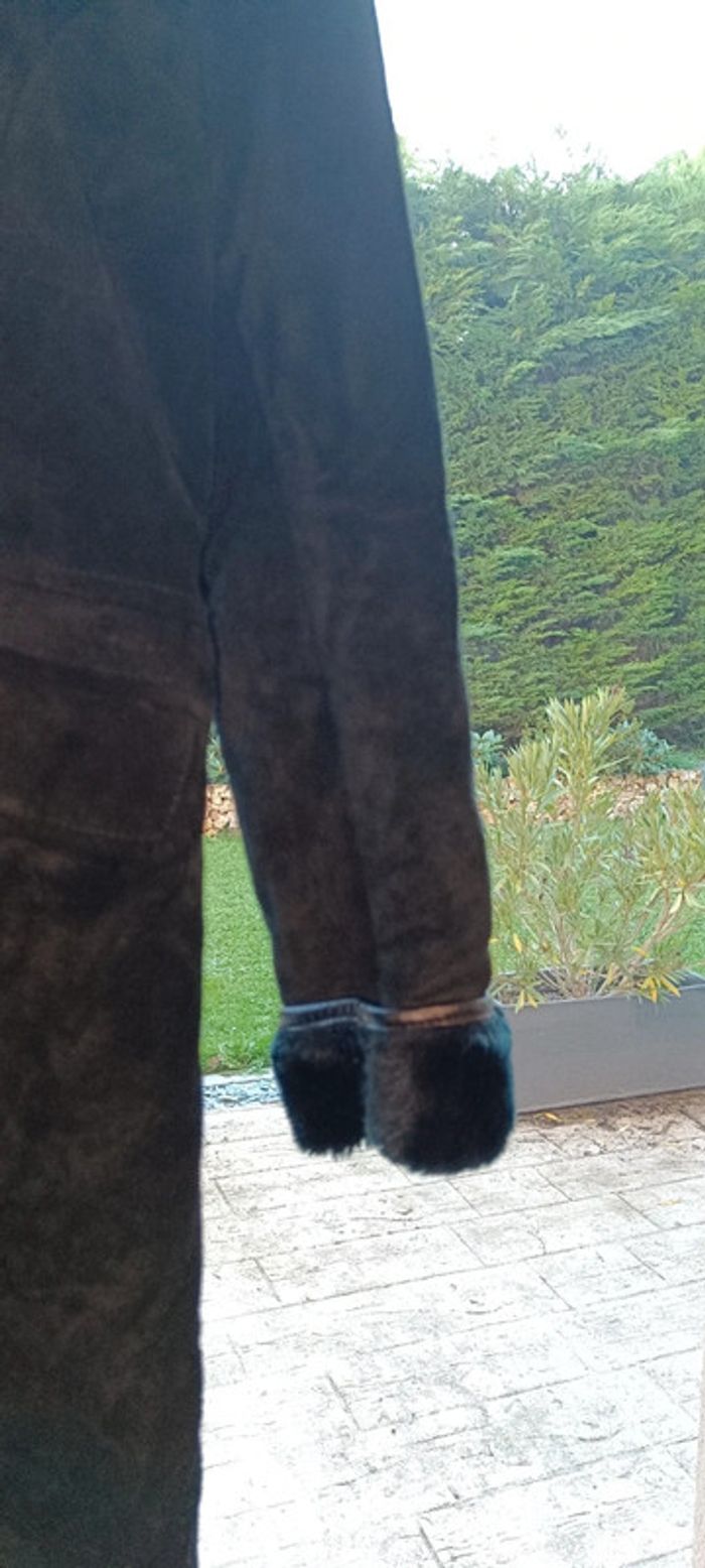 Manteau long cuir femme - photo numéro 3