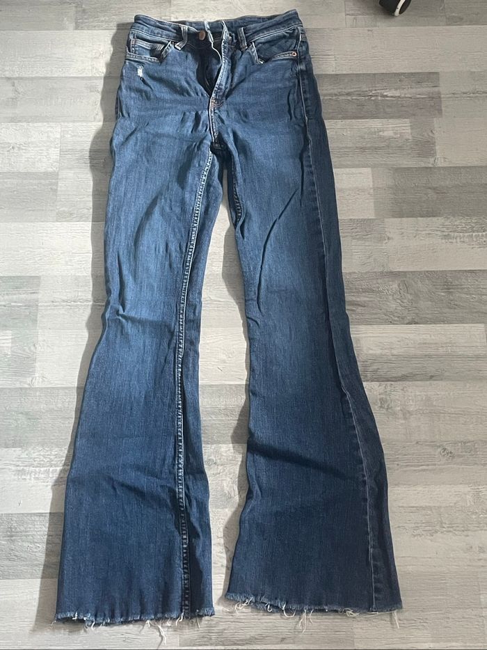Lot de deux pantalon patte d’éléphant (flare) - photo numéro 2