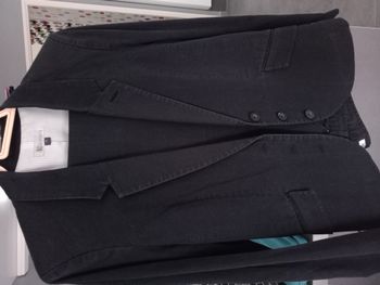 Ensemble veste et pantalon tailleur noir 40