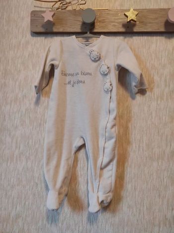 Pyjama velours 12 mois / 1 an