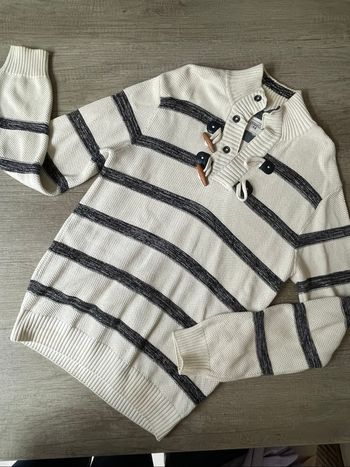 Pull marinière homme