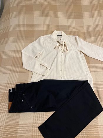 Chemisier élégant Esprit taille 38 et jean D & G taille 27